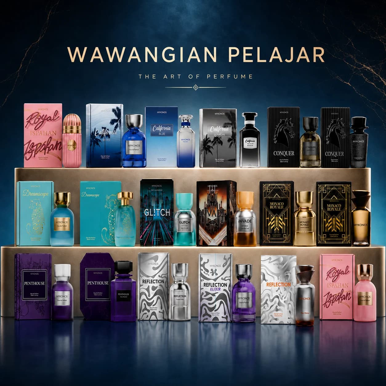 Koleksi parfum Wawangian Pelajar